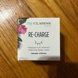 My Clarins Recharge Relaxing Sleep Mask 1.7oz - Sealed jar new in box